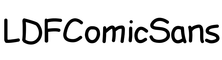 LDFComicSans Font