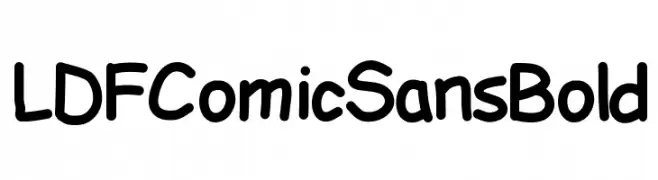 LDFComicSansBold  Fuentes Gratis Descargar