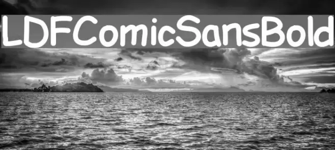 LDFComicSansBold Font examples