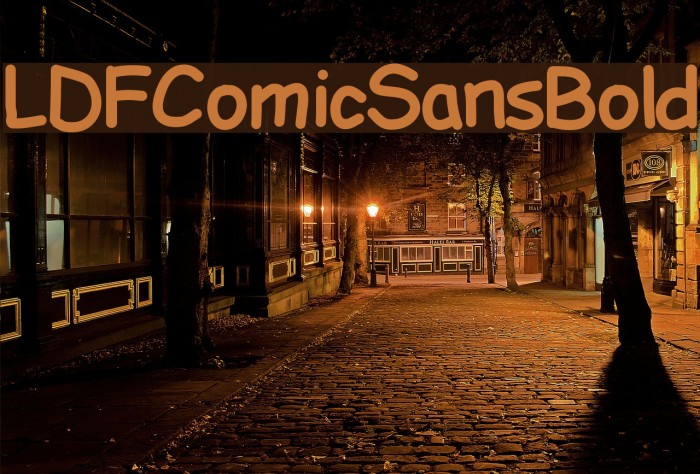 LDFComicSansBold Font examples