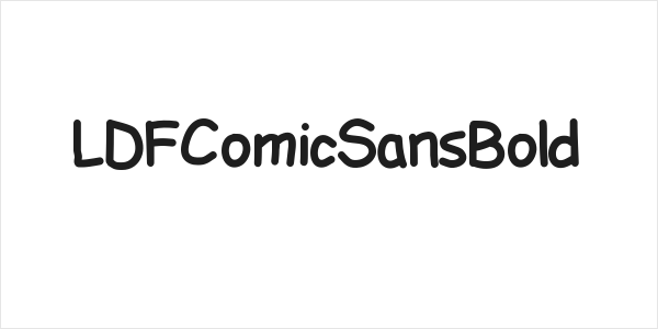 LDFComicSansBold Logo