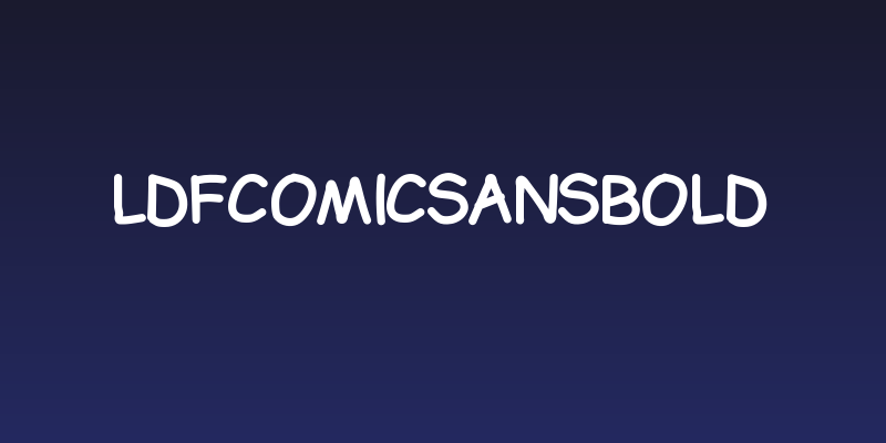 LDFComicSansBold Social Header