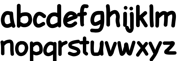 LDFComicSansBold Font LOWERCASE