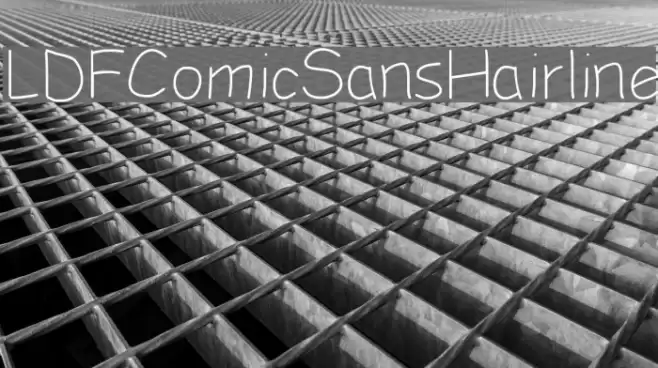 LDFComicSansHairline Font examples