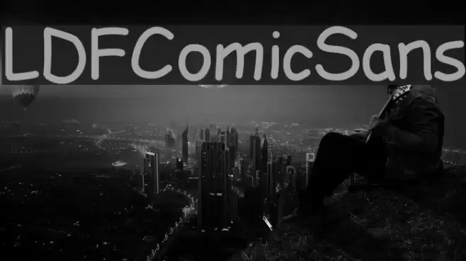 LDFComicSans Font examples