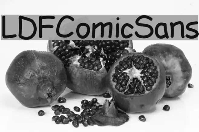 LDFComicSans Font examples