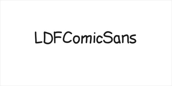 LDFComicSans Logo