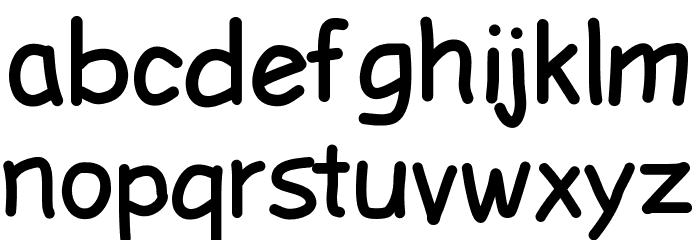 LDFComicSans Font LOWERCASE