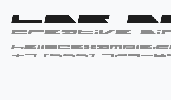 LDR DREAM Regular Business Card