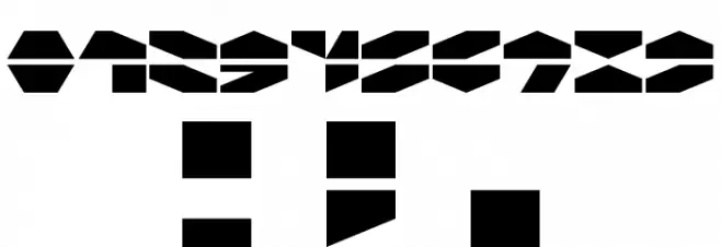 LDR HEXATRON Regular Font OTHER CHARS