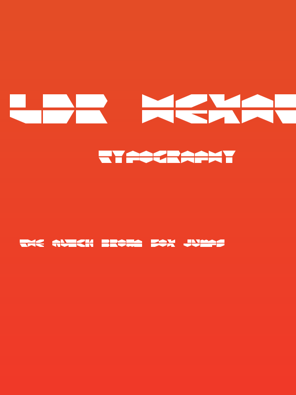 LDR HEXATRON Regular Poster