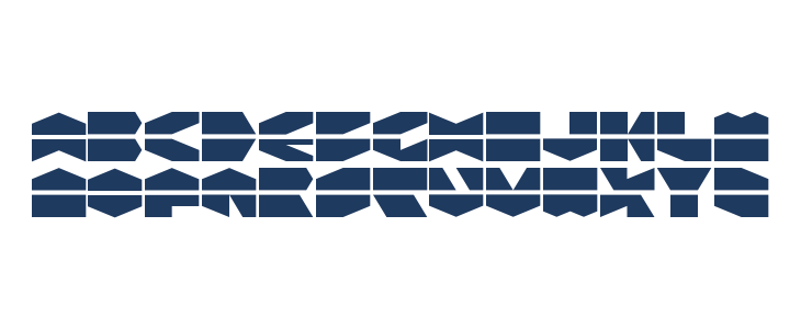 LDR HEXATRON Regular Lowercase