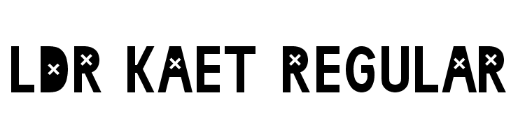LDR KAET Regular  免费字体下载