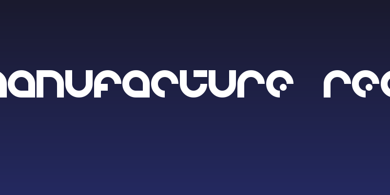 LDR MANUFACTURE Regular Social Header