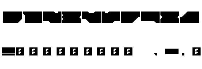 LDR#0 Regular Font OTHER CHARS