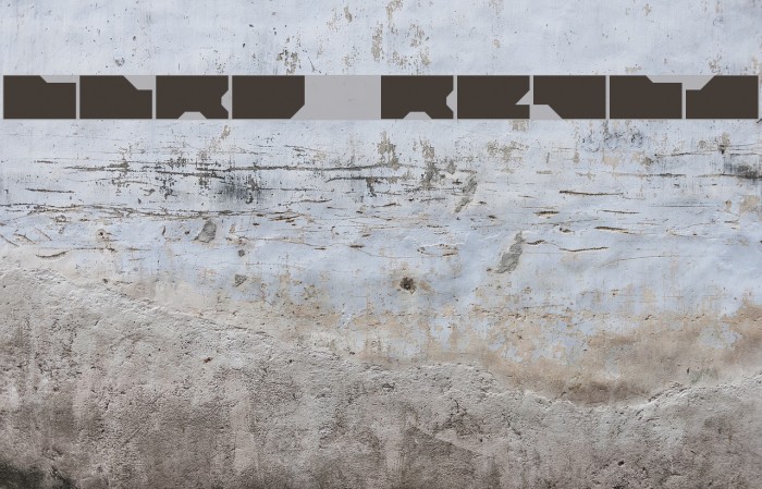 LDR#0 Regular Font examples
