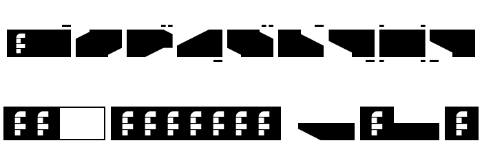 LDR#2 Regular Font OTHER CHARS