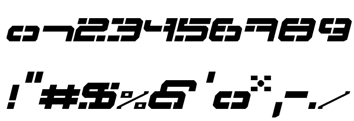LDR#3 Regular Font OTHER CHARS