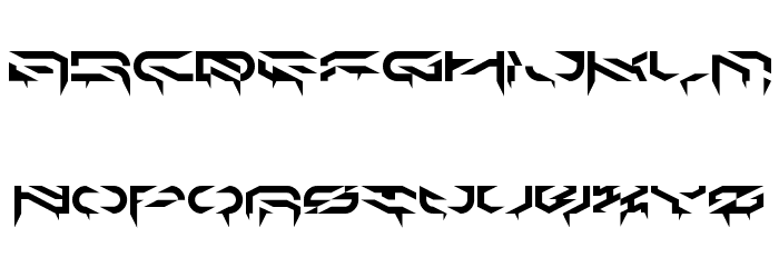 LDR#6 Regular Font LOWERCASE