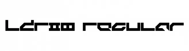 LDR#8 Regular  フリーフォントのダウンロード