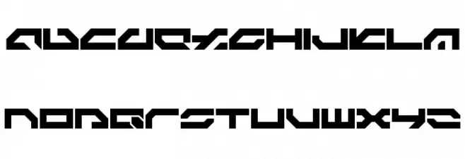 LDR#8 Regular フォント 小文字