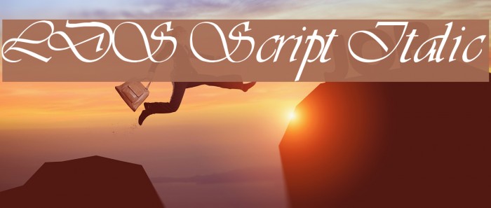 LDS Script Italic Font examples