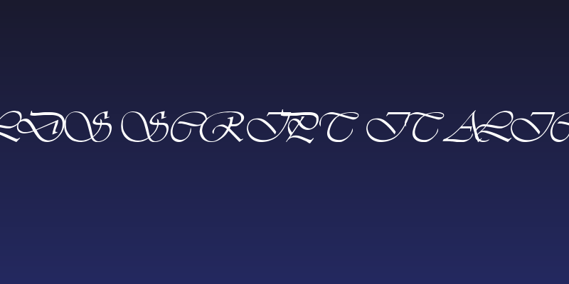 LDS Script Italic Social Header