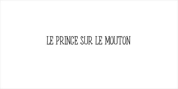 LE PRINCE SUR LE MOUTON Logo