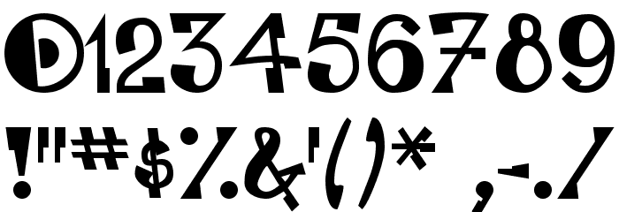 LEADvilleASTROnaut System Font OTHER CHARS