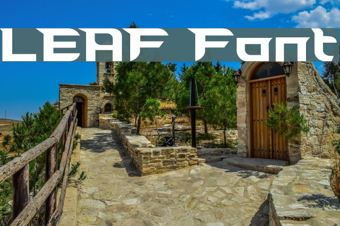 LEAF Font examples