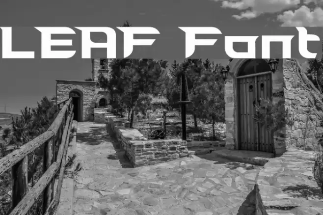 LEAF Font examples