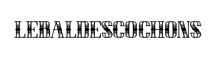 LEBALDESCOCHONS  フリーフォントのダウンロード