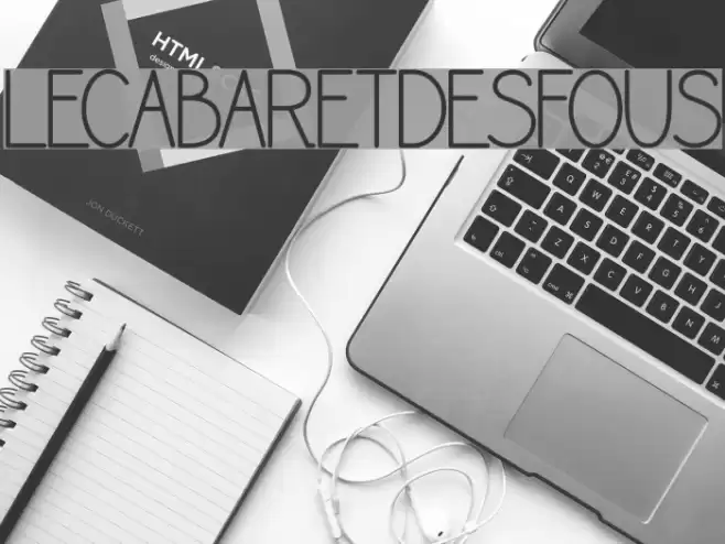 LECABARETDESFOUS Font examples