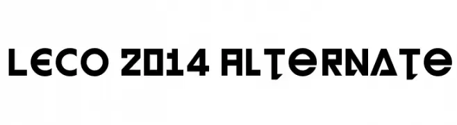 LECO 2014 Alternate  Fuentes Gratis Descargar