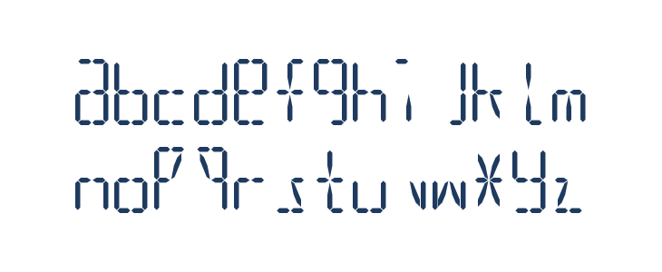 LED 16 Segment 2 Lowercase