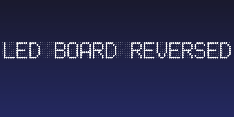 LED BOARD REVERSED Social Header