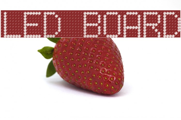 LED BOARD Font examples