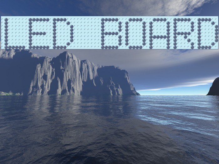 LED BOARD Font examples