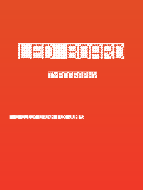 LED BOARD Poster