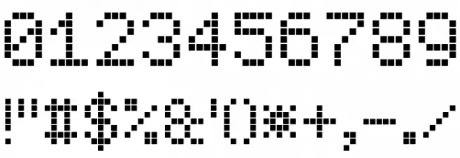 LED Board-7 Font OTHER CHARS