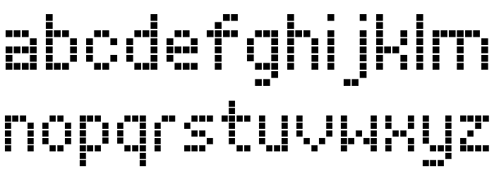 LED Board-7 Font LOWERCASE