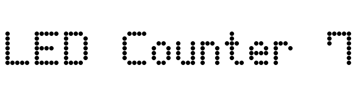 LED Counter 7 Fonte