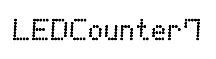 LED Counter 7  Descarca Fonturi Gratis