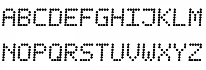 LED Counter 7 字体 大写