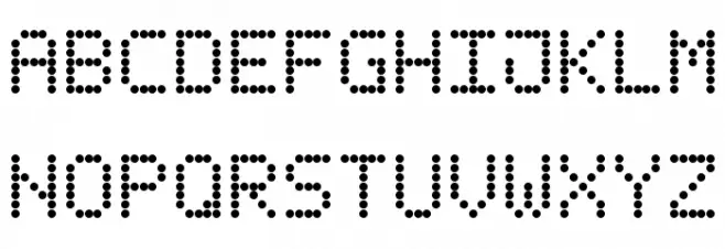 LED Counter 7 Schriftart Groß
