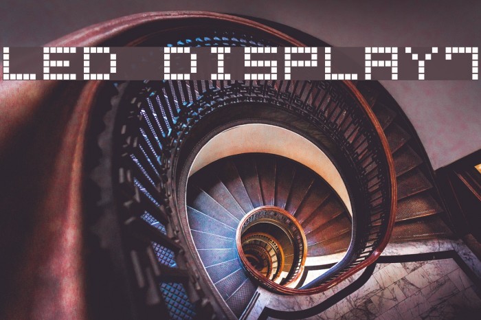 LED Display7 Font examples