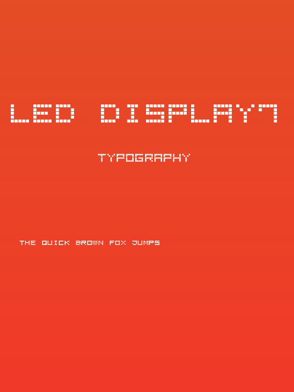 LED Display7 Poster