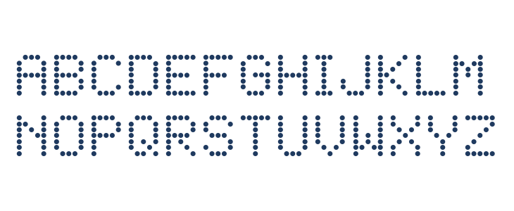 LED Dot-Matrix Lowercase