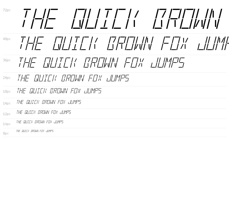 LED Real Italic Waterfall