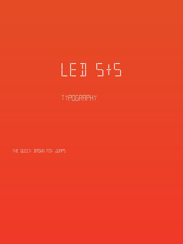 LED S&S Poster